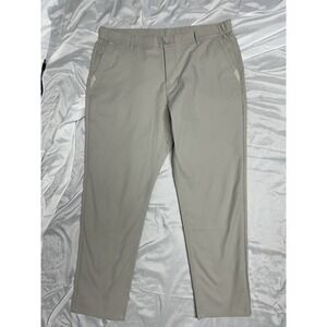 Jack Archer Jetsetter Pants Mens 35x28 Stone Beige Tech Golf Performance Stretch